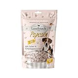 LandSnack Popcorn | der Reissnack für Hunde mit weniger als 1% Fett | Das besondere Leckerli aus Deutschland (mit. Leber u. Grünlippmuschel 100g)