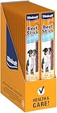 Vitakraft Beef Stick, Low Fat, Hundeleckerli, für Hunde mit Gewichtsproblemen, mit magerem Putenfleisch, mit reduziertem Fettanteil, ohne Zusatz von Zucker (50x 12g)
