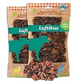 Carnello Leckerli Hund – Alpenglück Luftikus – Hundefutter trocken Getreidefrei, Hunde Leckerlis getreidefrei – Hundeleckerli Getreidefrei - Wiederverschließbare Beutel (2 x 100g)